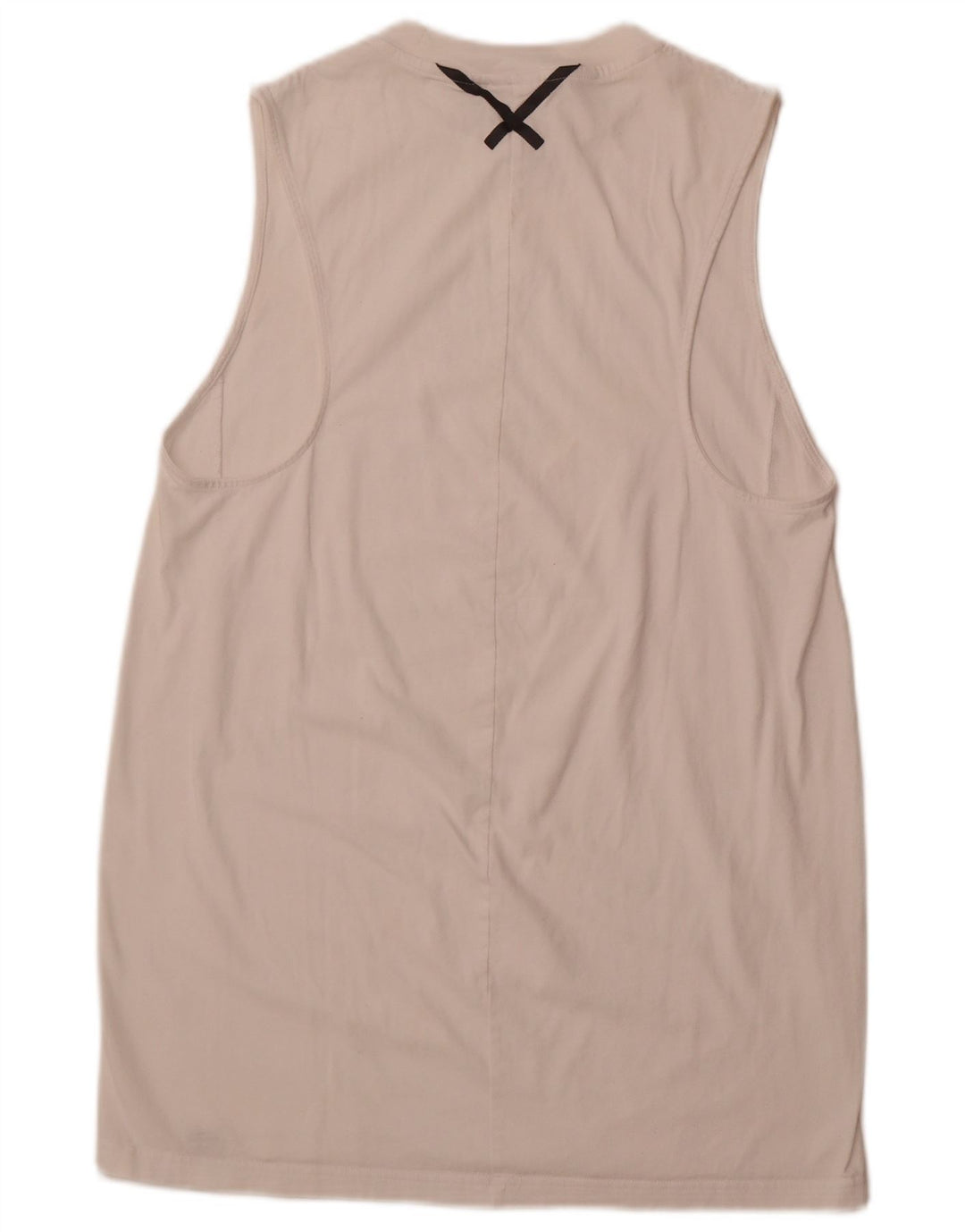 ADIDAS ženska majica kratkih rukava bez rukava UK 16 Velika bijela pamučna haljina