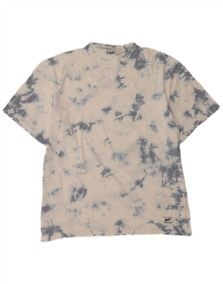 Pull & Bear muška majica kratkih rukava XS White Tie Dye pamuk
