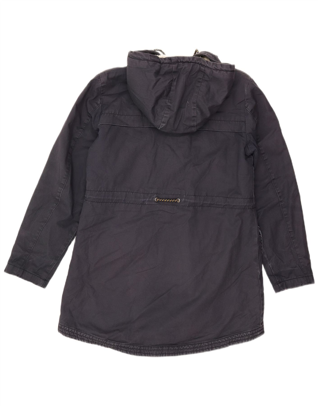 White Stuff ženska parka jakna s kapuljačom UK 8 Mala tamnoplava pamuk