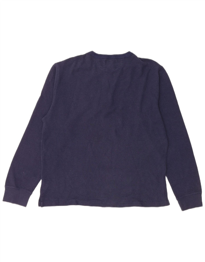 POLO RALPH LAUREN Dječja majica dugih rukava 15-16 godina XL tamnoplavi pamuk