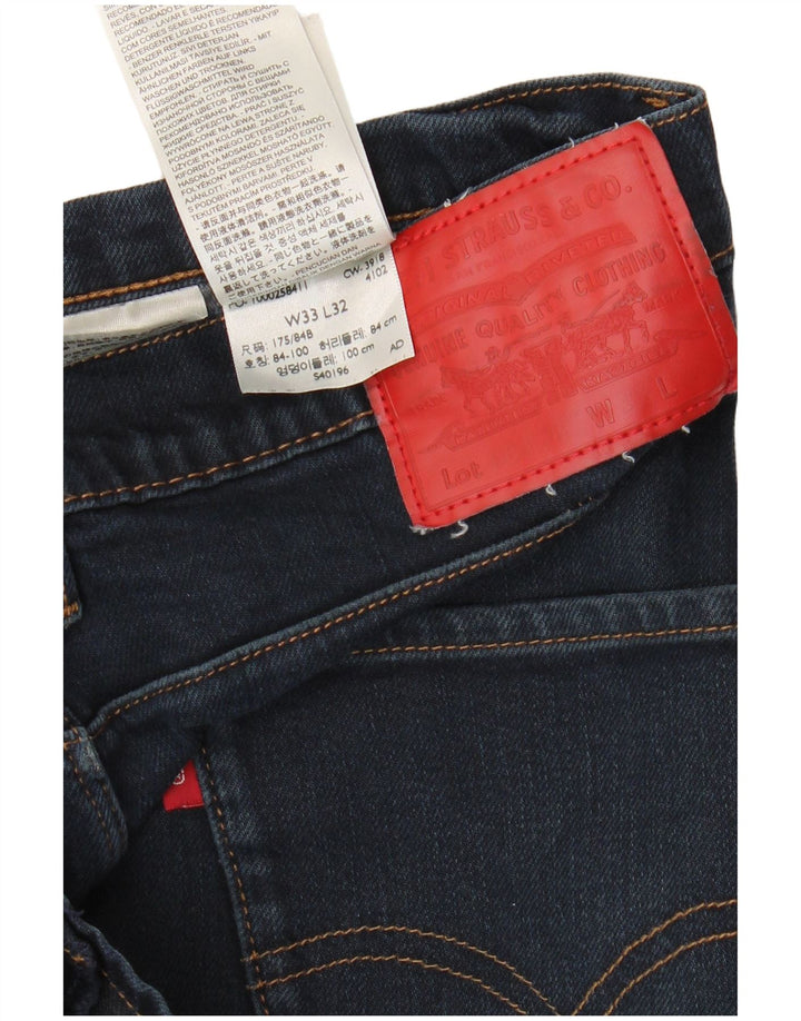 LEVI'S Muške banana uske traperice W33 L32 tamnoplavi pamuk