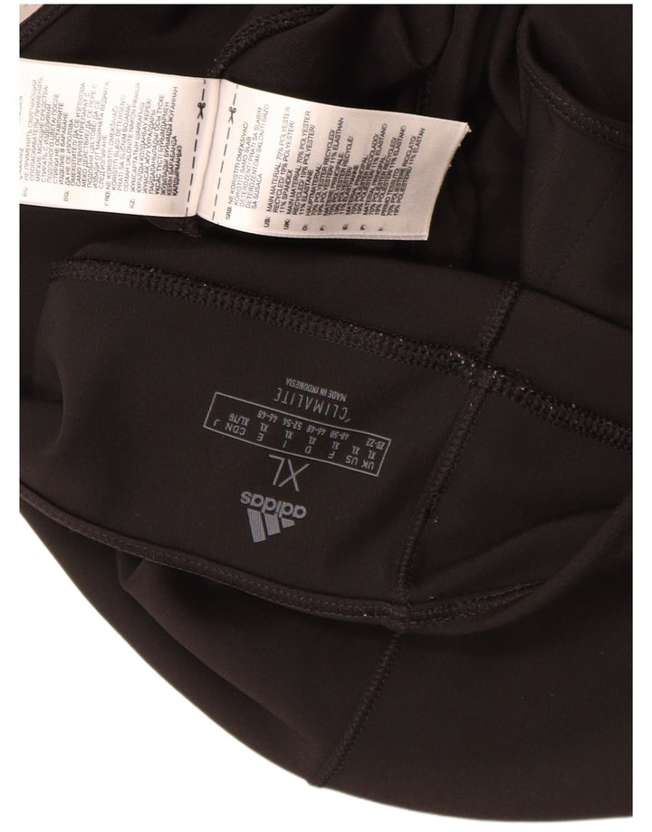 Adidas ženske Climalite Capri tajice UK 18 XL crni poliester