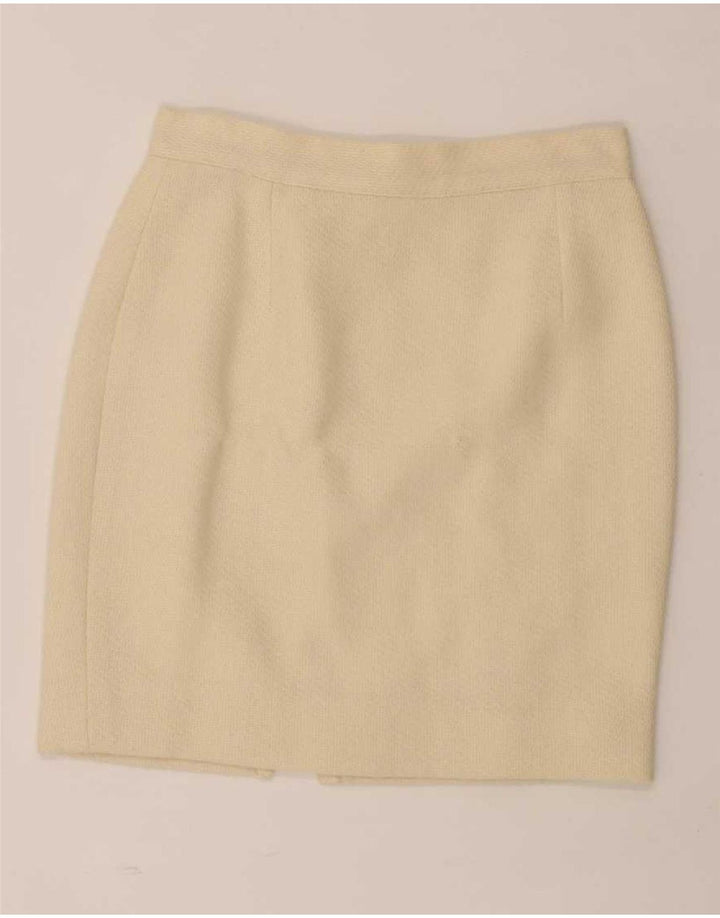 Andrea's ženski dvodijelni set suknji s 5 gumba IT 46 Large W28 Bež vuna