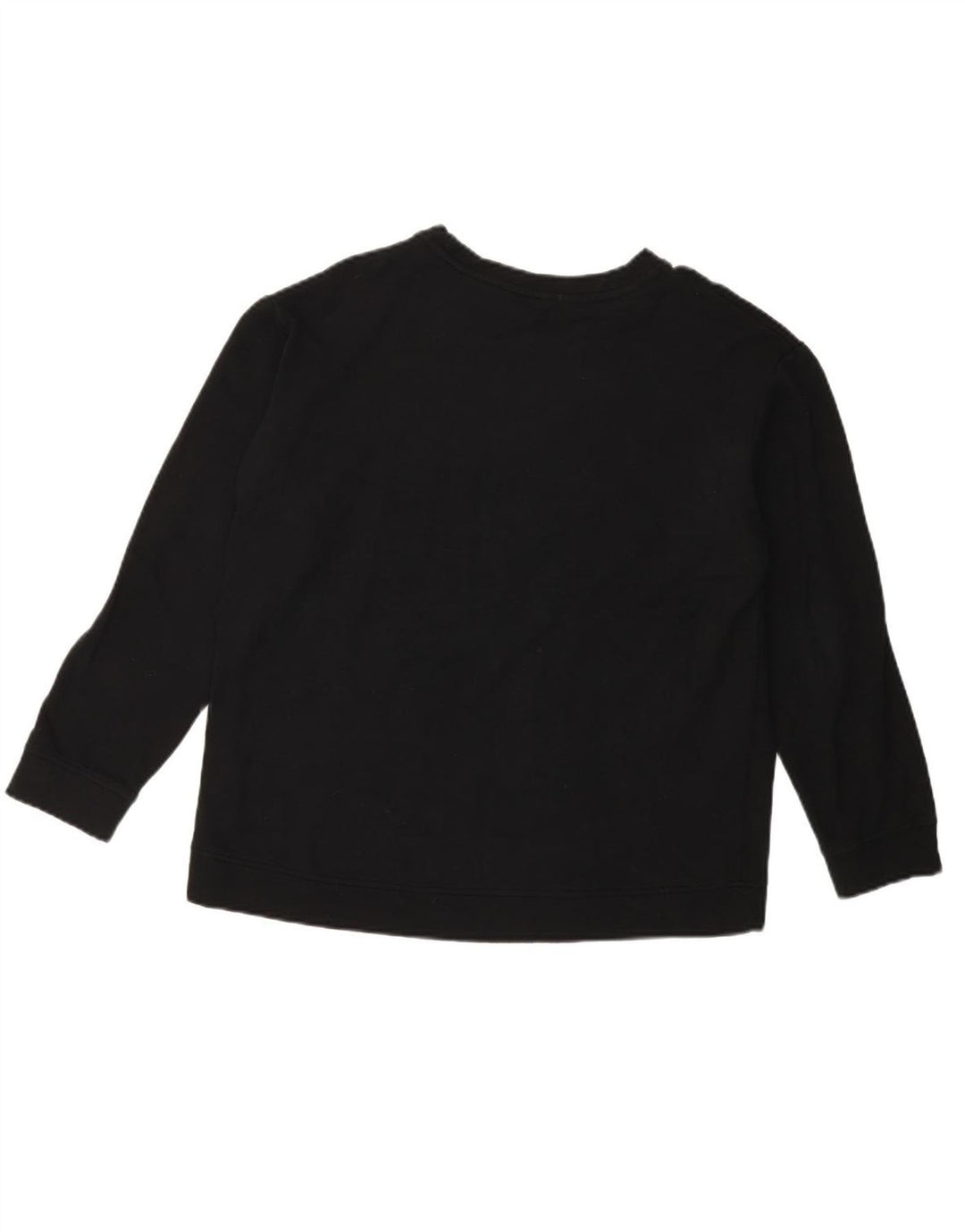 ORVIS Womens Sweatshirt Jumper UK 14 Medium Black Modal