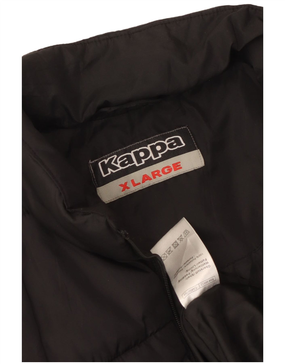 Kappa ženska podstavljena jakna UK 18 XL crni poliester