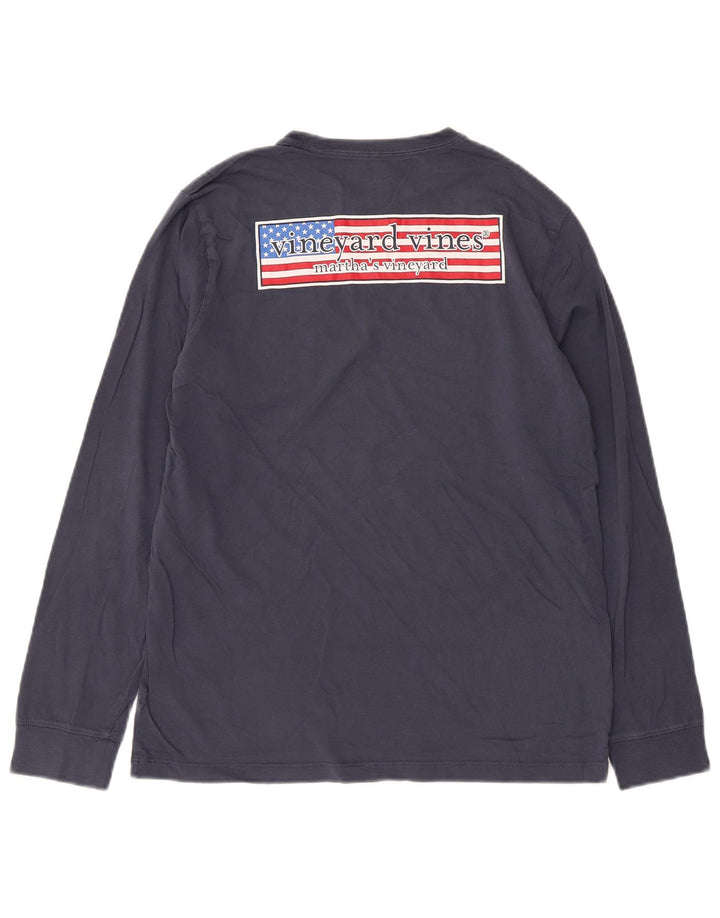 Vineyard Vines Majica dugih rukava za dječake s grafikama 15-16 godina, mornarsko plava