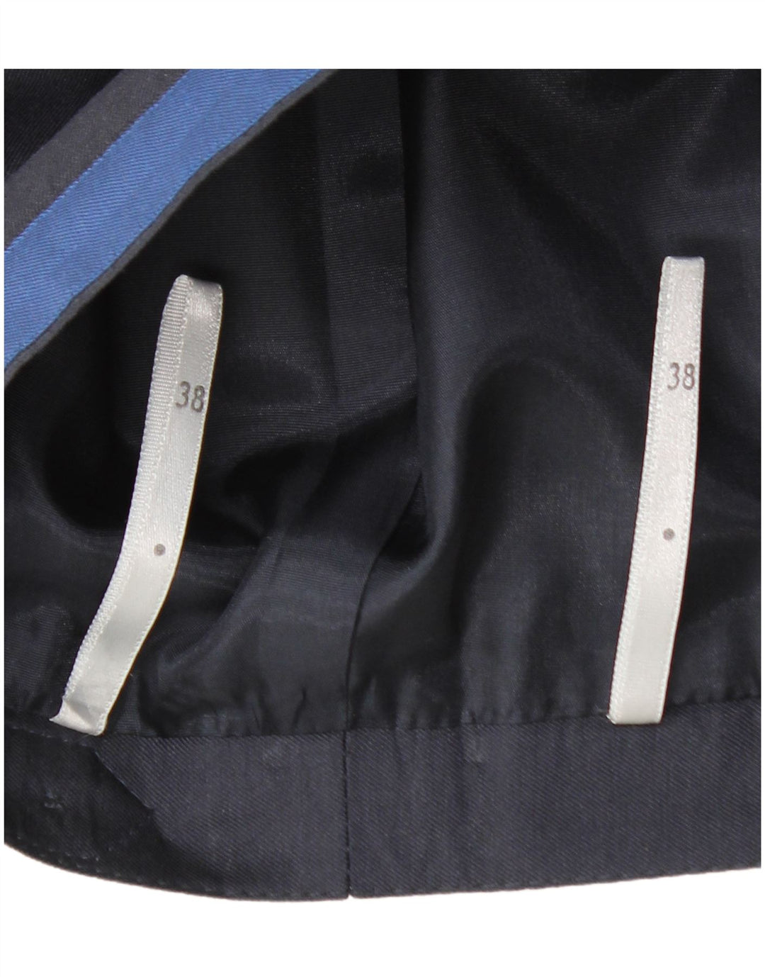 VINTAGE ženska suknja A-kroja visokog struka EU 38 srednje veličine W28 tamnoplava