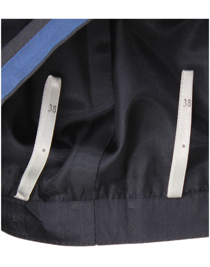 VINTAGE ženska suknja A-kroja visokog struka EU 38 srednje veličine W28 tamnoplava