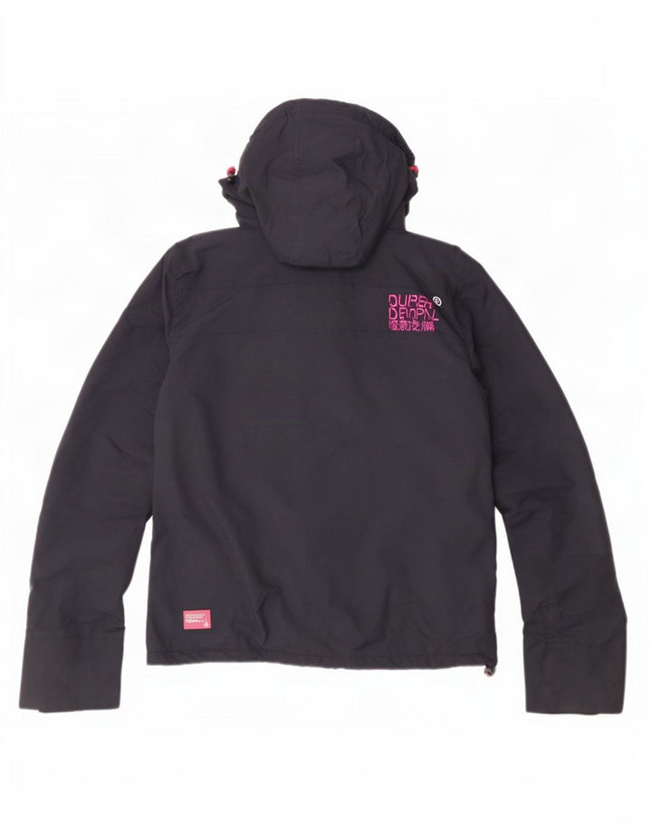 Superdry ženska jakna s vjetrovkom UK 12 srednje tamnoplava