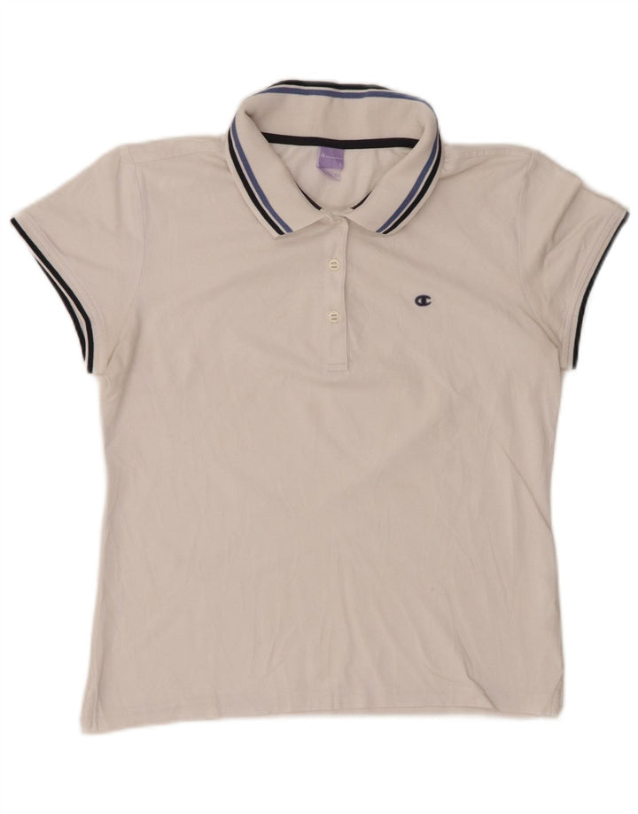 Champion ženska krojna polo majica Heritage UK 14 velika bijela