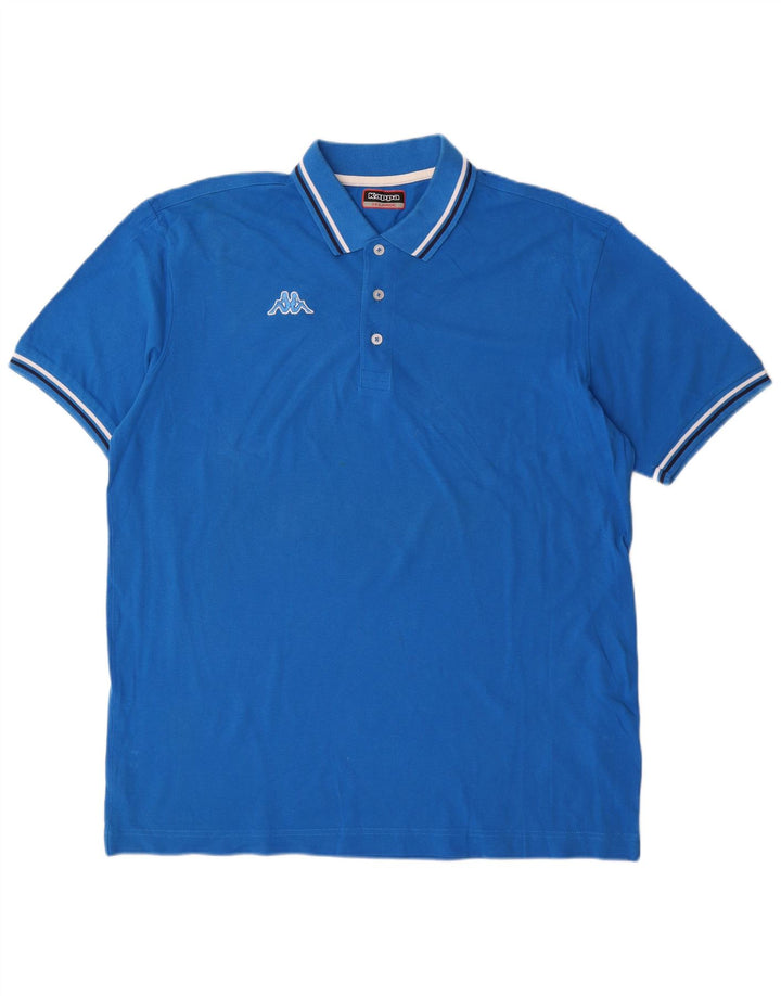 KAPPA muška polo majica 2XL plavi pamuk