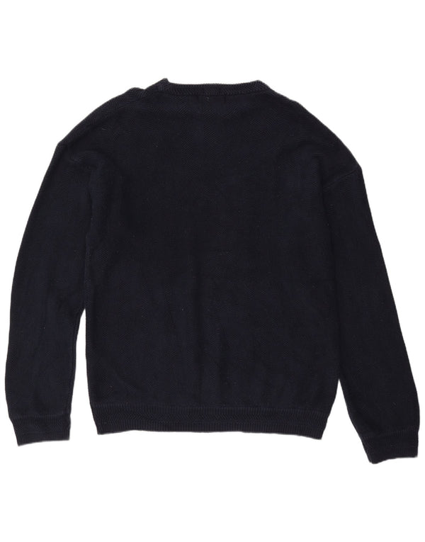 CHAPS RALPH LAUREN Muški džemper s veznim izrezom XL tamnoplavi riblja kost