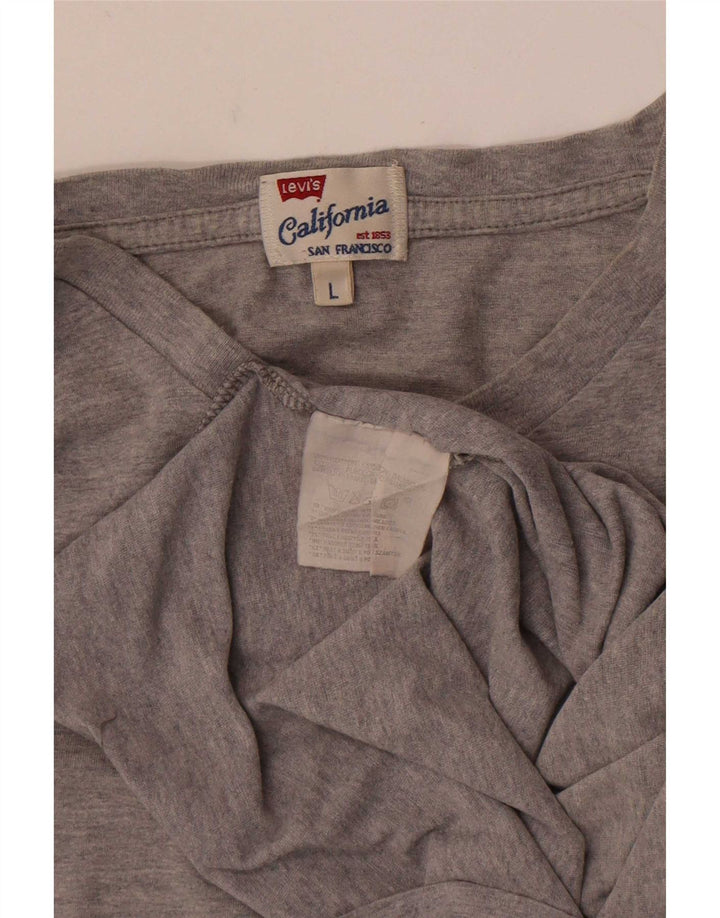 Levi's muška majica kratkih rukava Veliki sivi pamuk