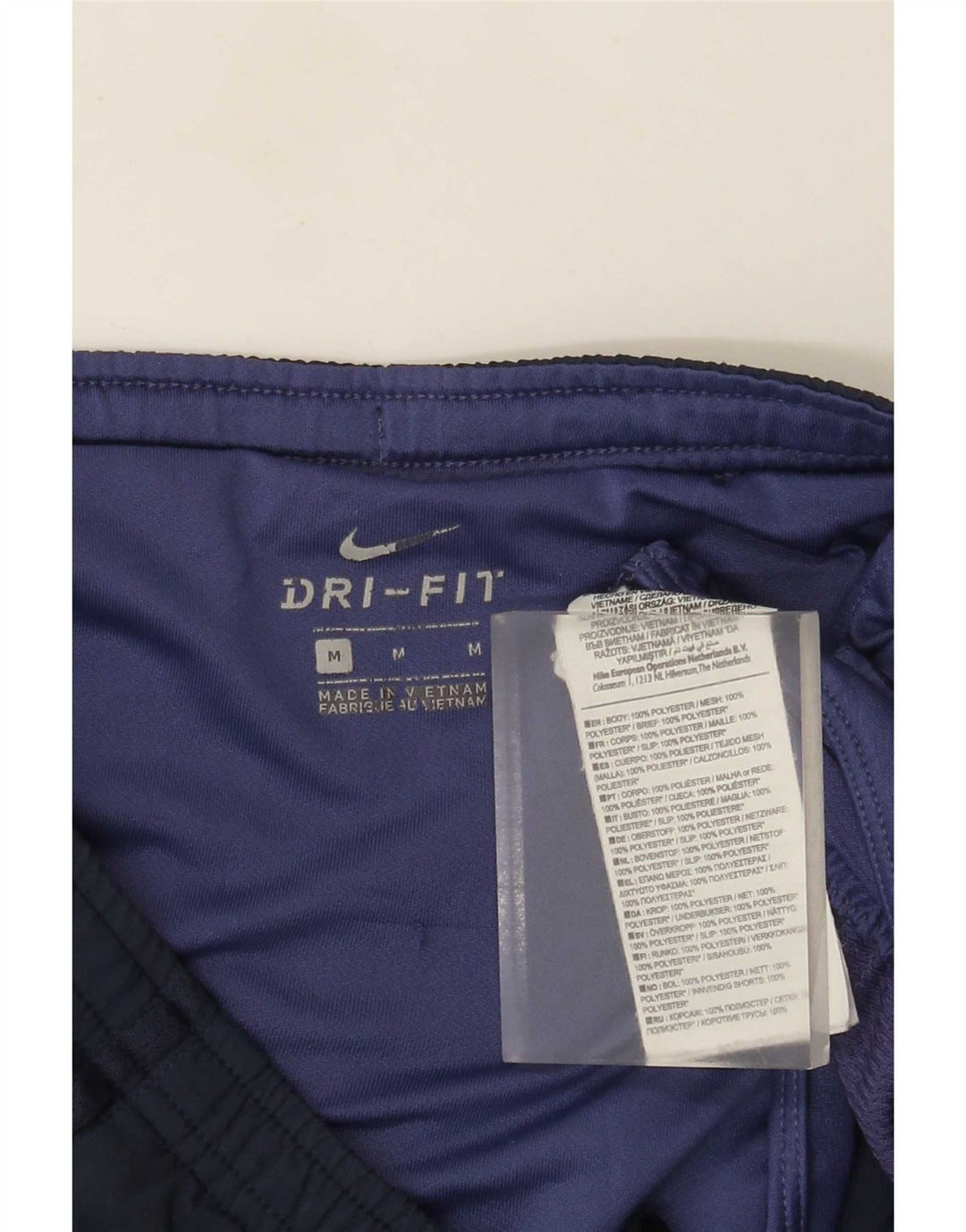 Nike Dri Fit sportske kratke hlače srednje tamnoplave poliesterske boje