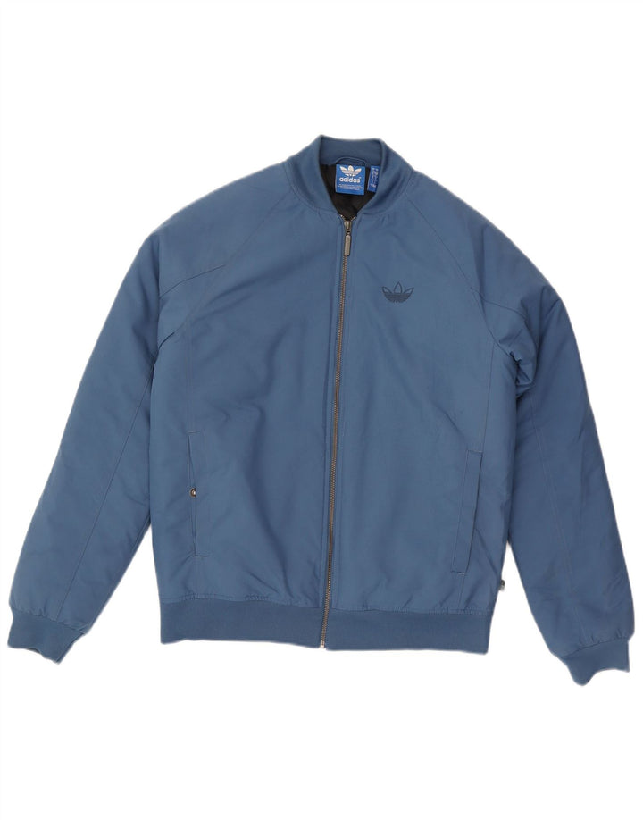 Adidas muška bomber jakna UK 36 mali plavi poliester