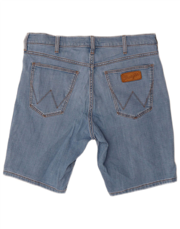 Wrangler muške traper kratke hlače W32 srednje plavi pamuk