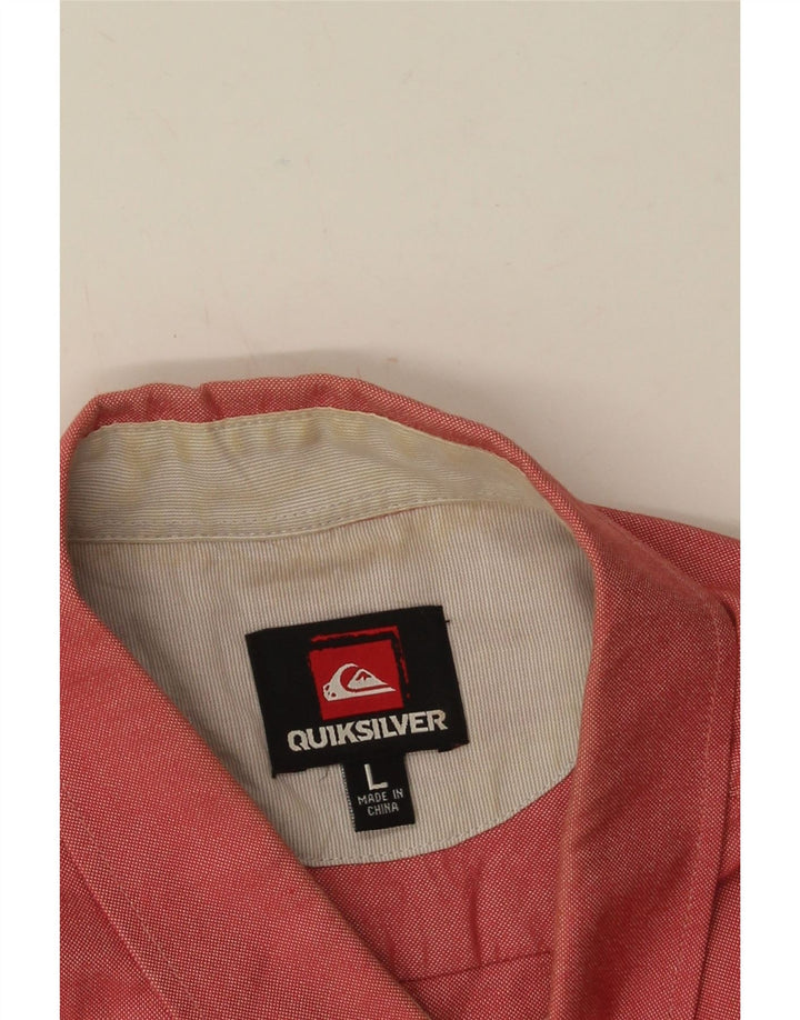 Quiksilver velika crvena pamučna muška majica kratkih rukava