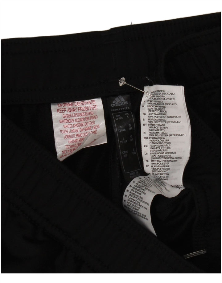 Adidas Hlače za trenirku Primegreen za dječake 13-14 godina velike crne poliesterske