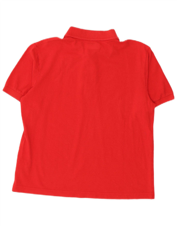 Kappa muška polo majica srednje crvene boje od pamuka