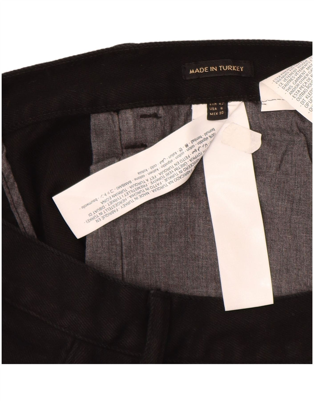 Ženske ravne traperice visokog struka Massimo Dutti EU 40 srednje W30 L29 crne