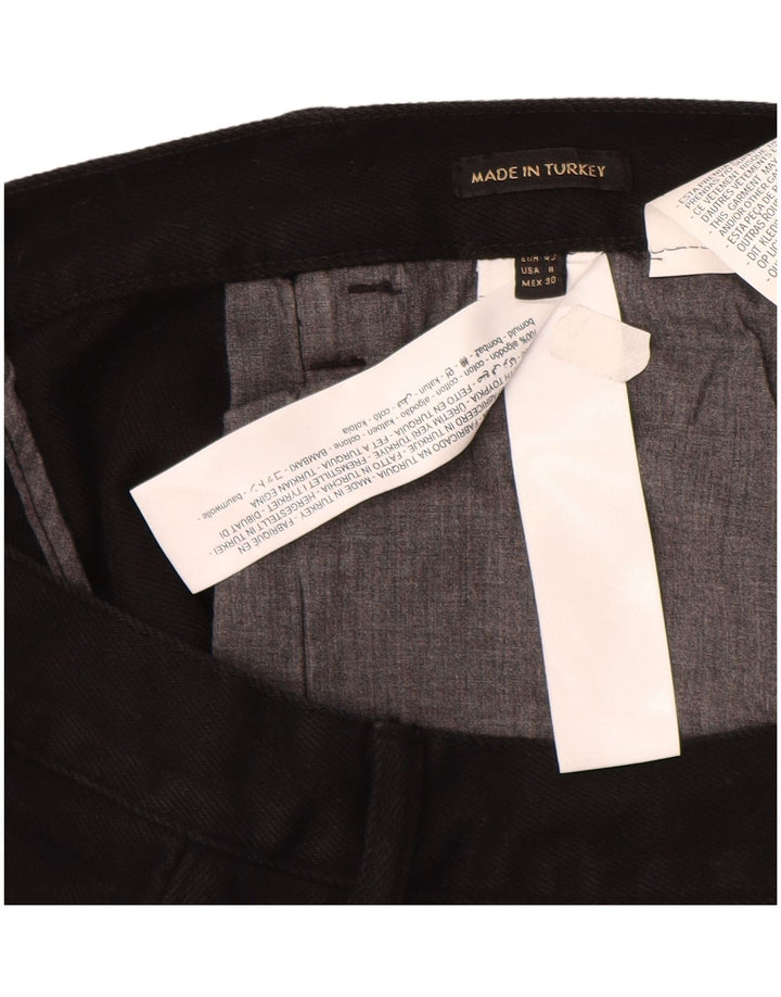 Ženske ravne traperice visokog struka Massimo Dutti EU 40 srednje W30 L29 crne