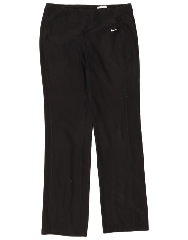 Ženske hlače za trenirku Nike Dri Fit UK 14 Srednji crni poliester