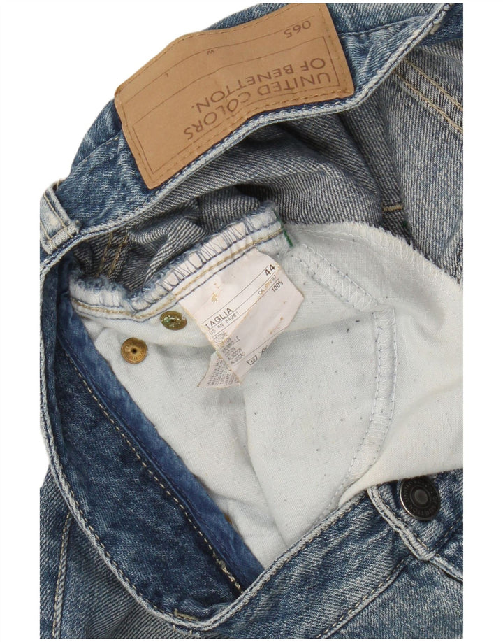 Benetton ženske traperice IT 44 srednje W32 L32 plavi pamuk