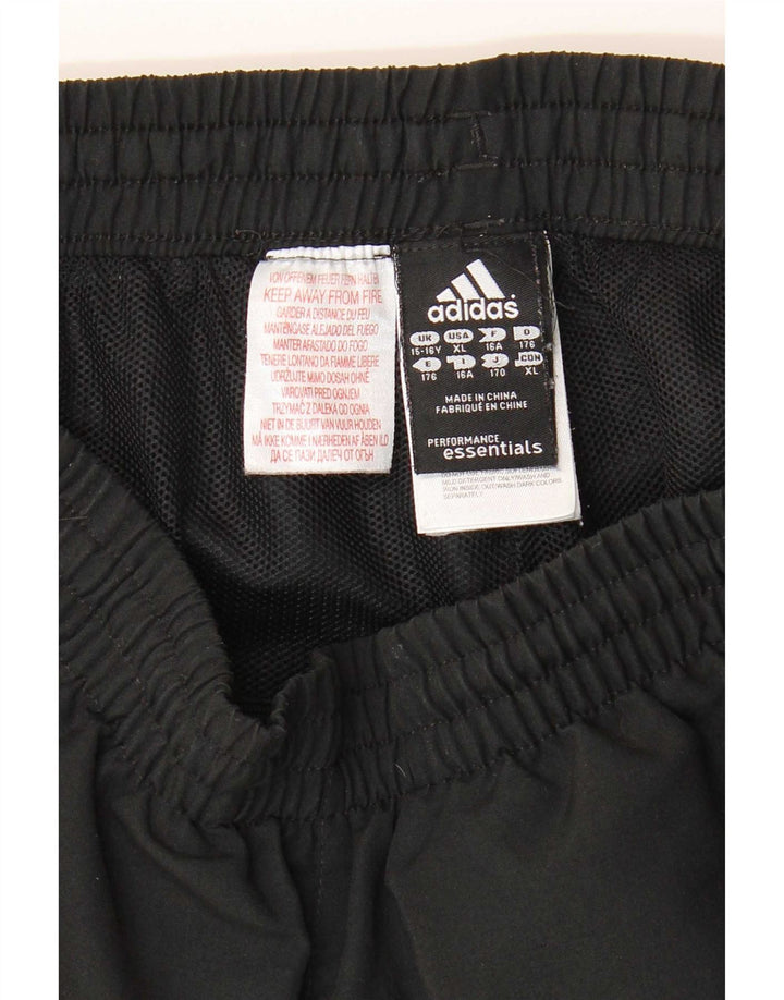 Adidas kratke sportske hlače za dječake 15-16 godina, crni poliester