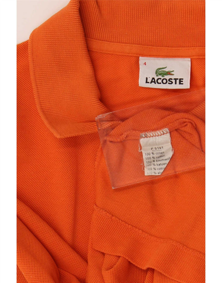 Lacoste muška polo majica veličine 4 srednje narančasta pamuk