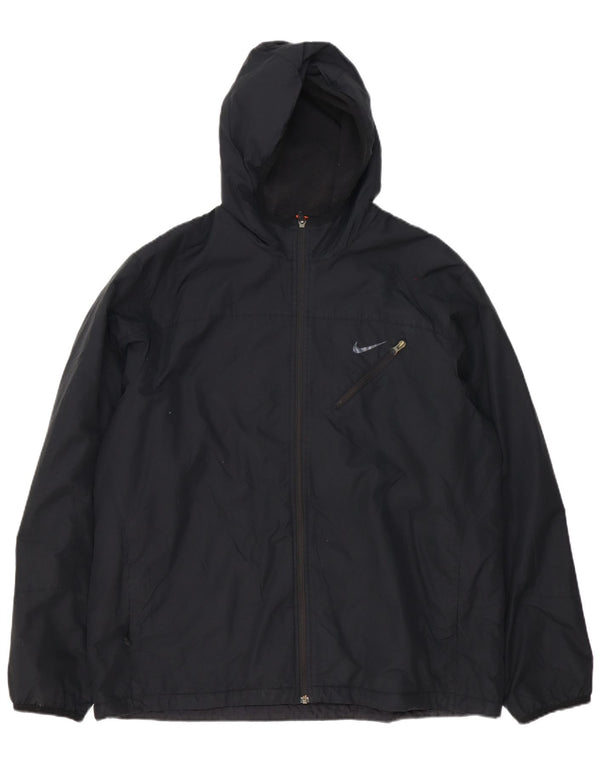 Nike muška trenirka s kapuljačom gornja jakna UK 46/48 XL crni poliester