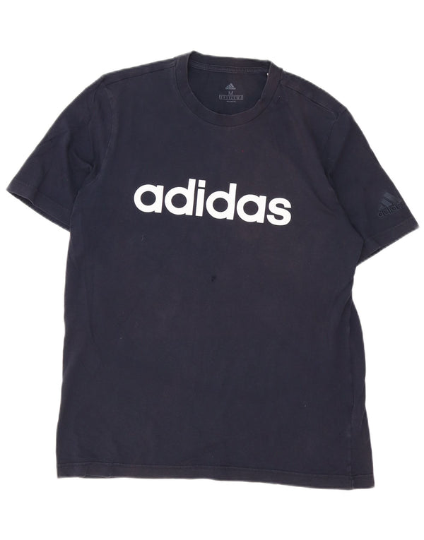 Adidas muška majica kratkih rukava s grafičkim motivima srednje tamnoplavi pamuk