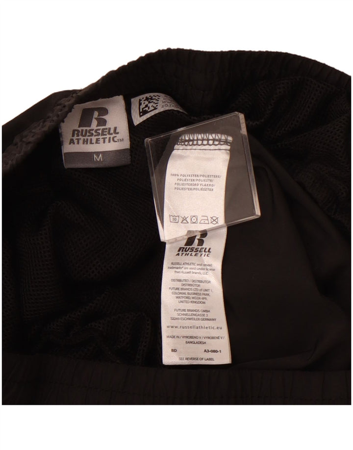 RUSSELL ATHLETIC Muške sportske kratke hlače srednje crne boje od poliestera