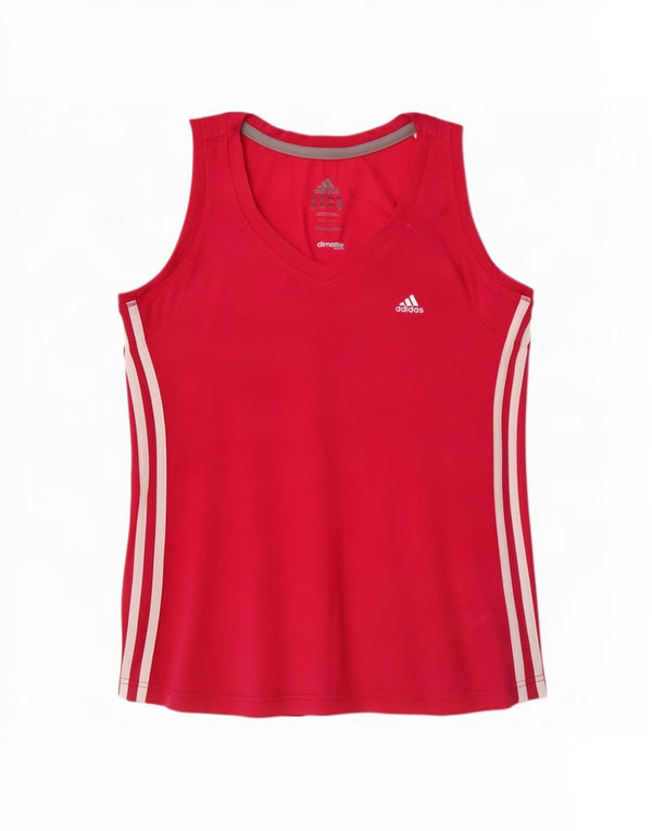 Adidas ženski Climalite prsluk UK 8/10 mali ružičasti pamuk