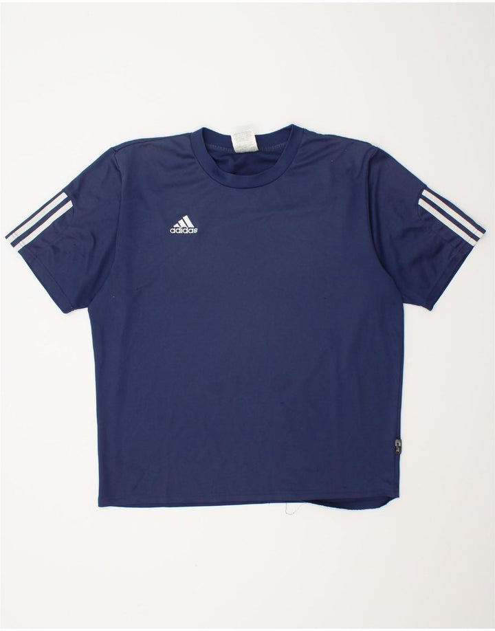 ADIDAS muška majica Climalite Top veliki tamnoplavi poliester