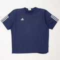 ADIDAS muška majica Climalite Top veliki tamnoplavi poliester