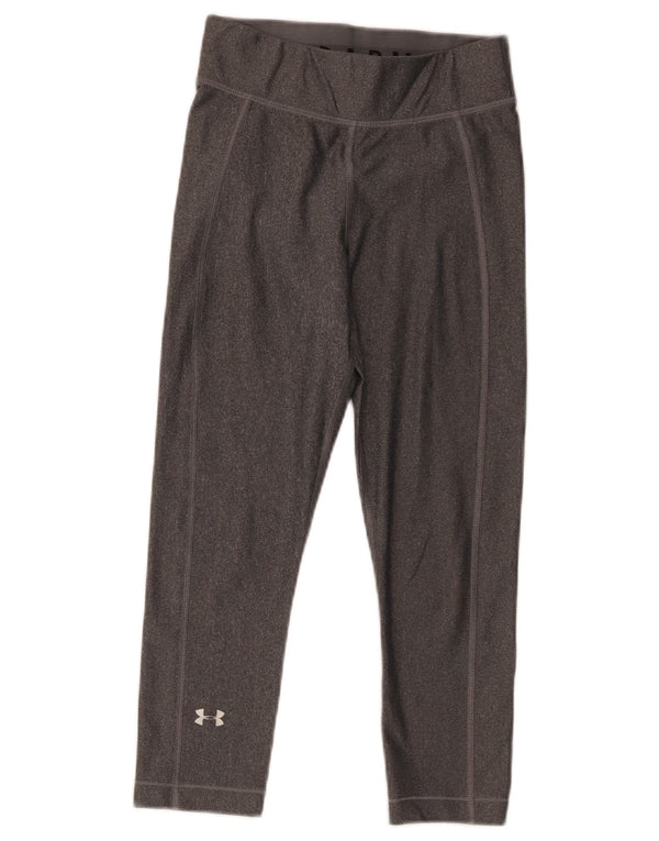 Under Armour ženske Heat Gear Capri tajice UK 4 XS sivi poliester