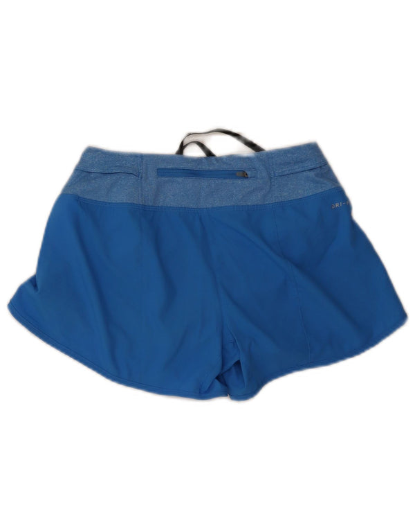 Nike ženske Dri Fit sportske kratke hlače UK 4 XS plavi poliester