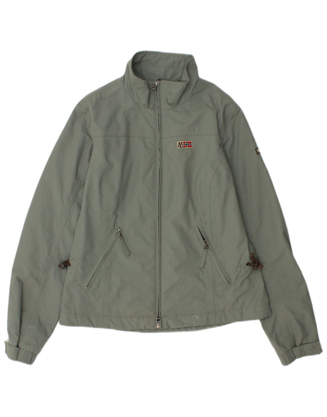 Napapijri ženska kišna jakna UK 12 Srednje zeleni poliamid