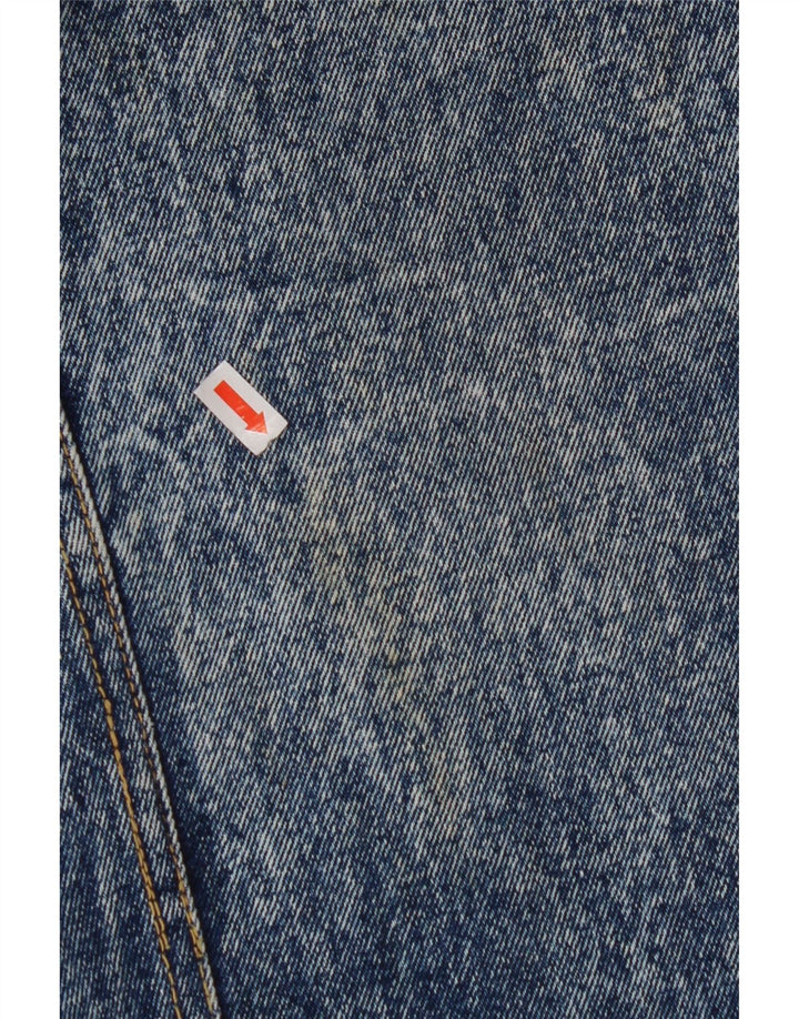 VINTAGE ženska traper suknja W32 velika plava