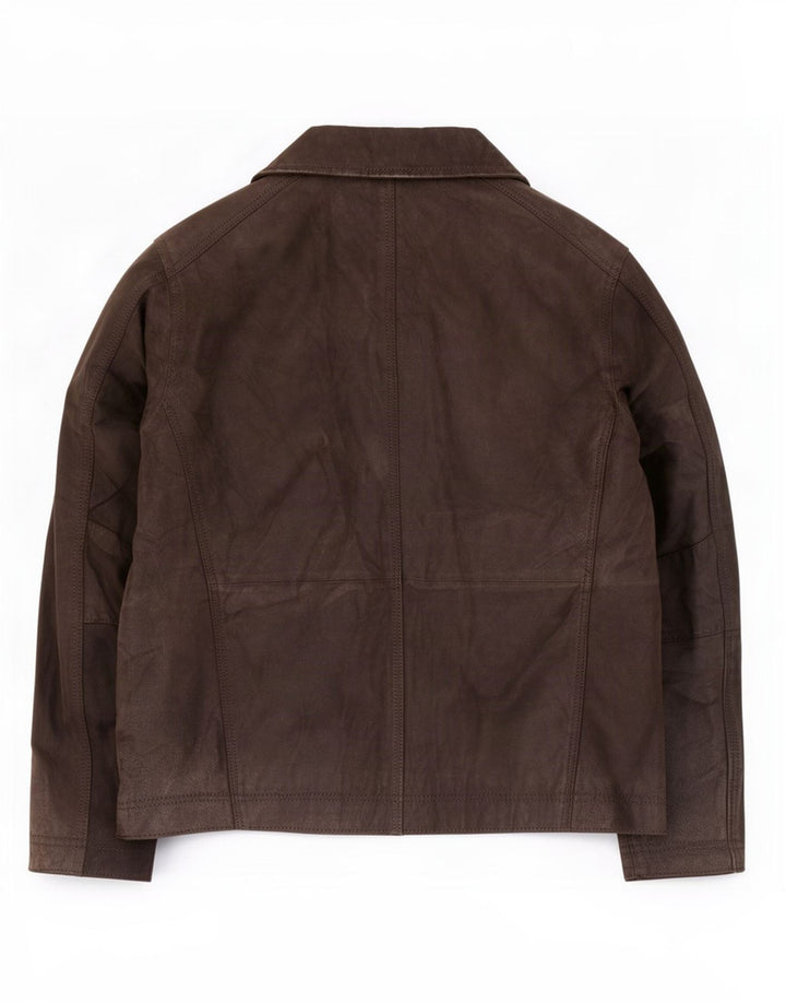 Canda Mens By C&A kožna jakna EU 52 XL crna