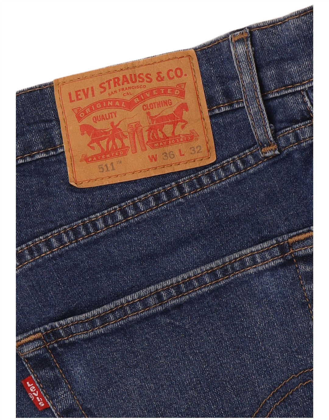 LEVI'S Muške 511 uske traperice W36 L32 Plava