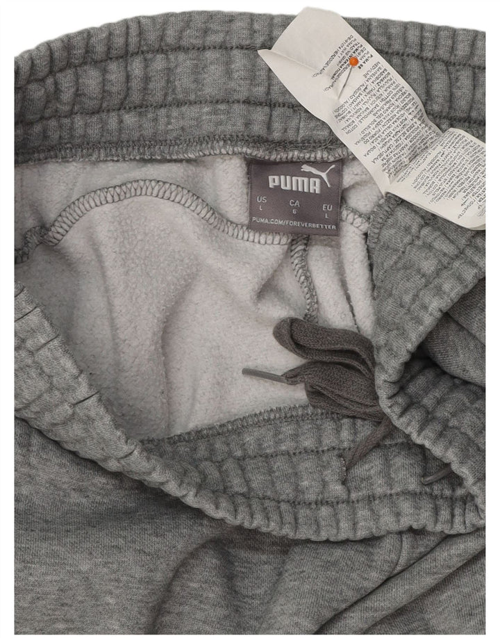 PUMA Muška trenirka Hlače Joggers Large Grey Pamuk