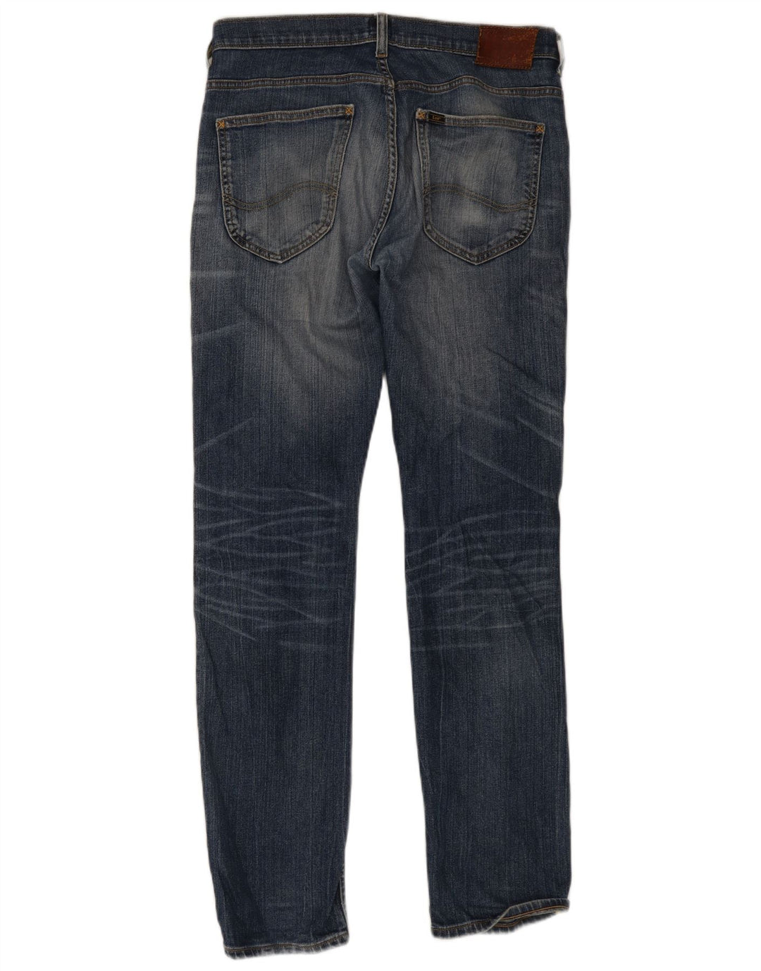 Lee Mens Powell Distressed Slim Jeans W32 L34 Plavi pamuk
