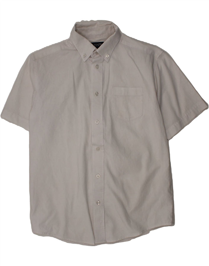 CHAPS Boys Short Sleeve Shirt 11-12 Years White Cotton Vintage Chaps and Second-Hand Chaps from Messina Hembry 