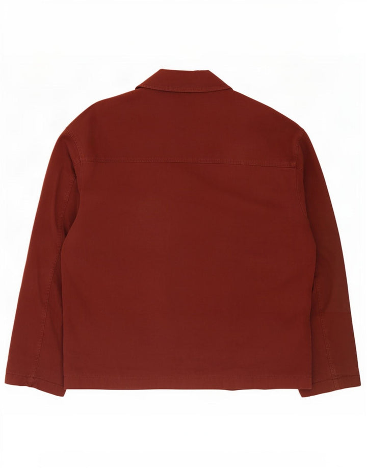 Zara muška bomber jakna UK 40 Large Burgundy Pamuk