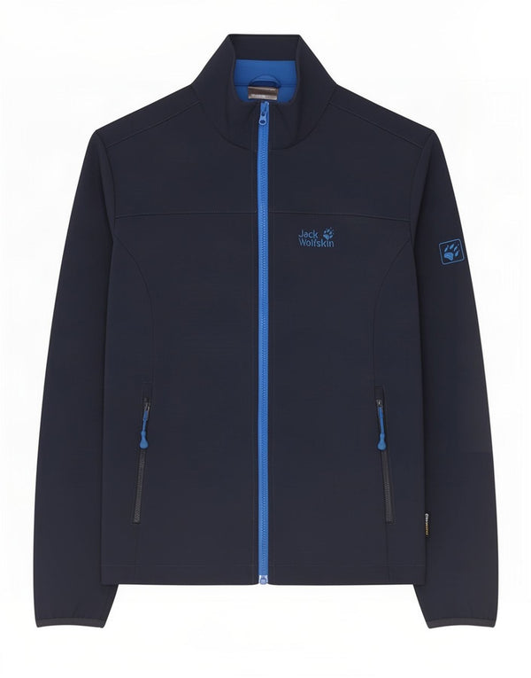 Jack Wolfskin muška gornja jakna od trenirke UK 36/38 srednje tamnoplavi poliester