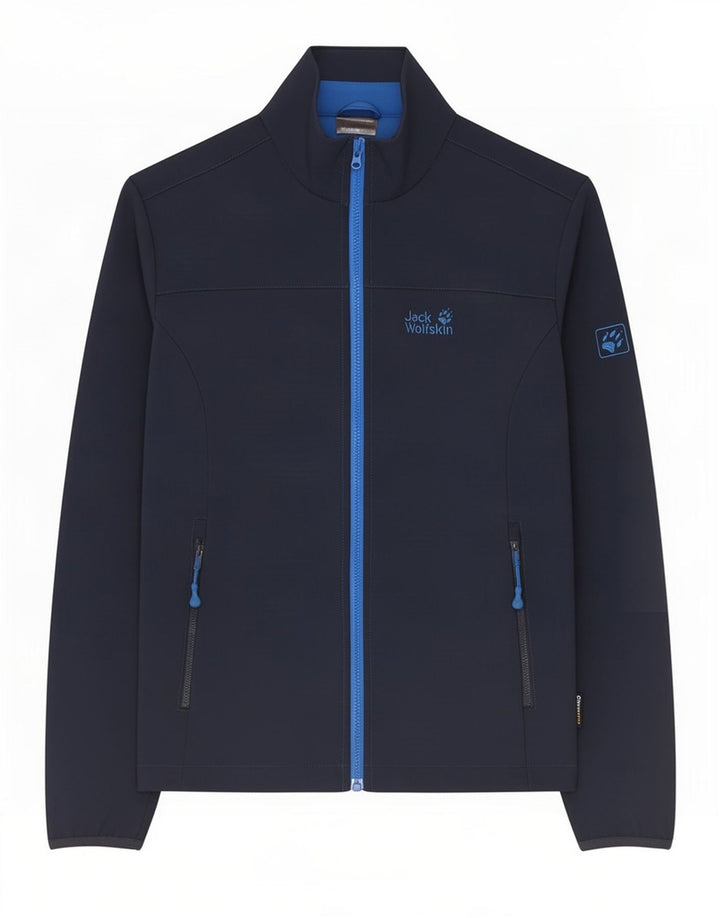 Jack Wolfskin muška gornja jakna od trenirke UK 36/38 srednje tamnoplavi poliester