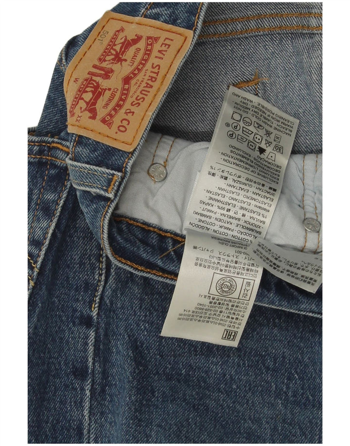 Levi's muške 501 ravne traperice W30 L30 plavi pamuk