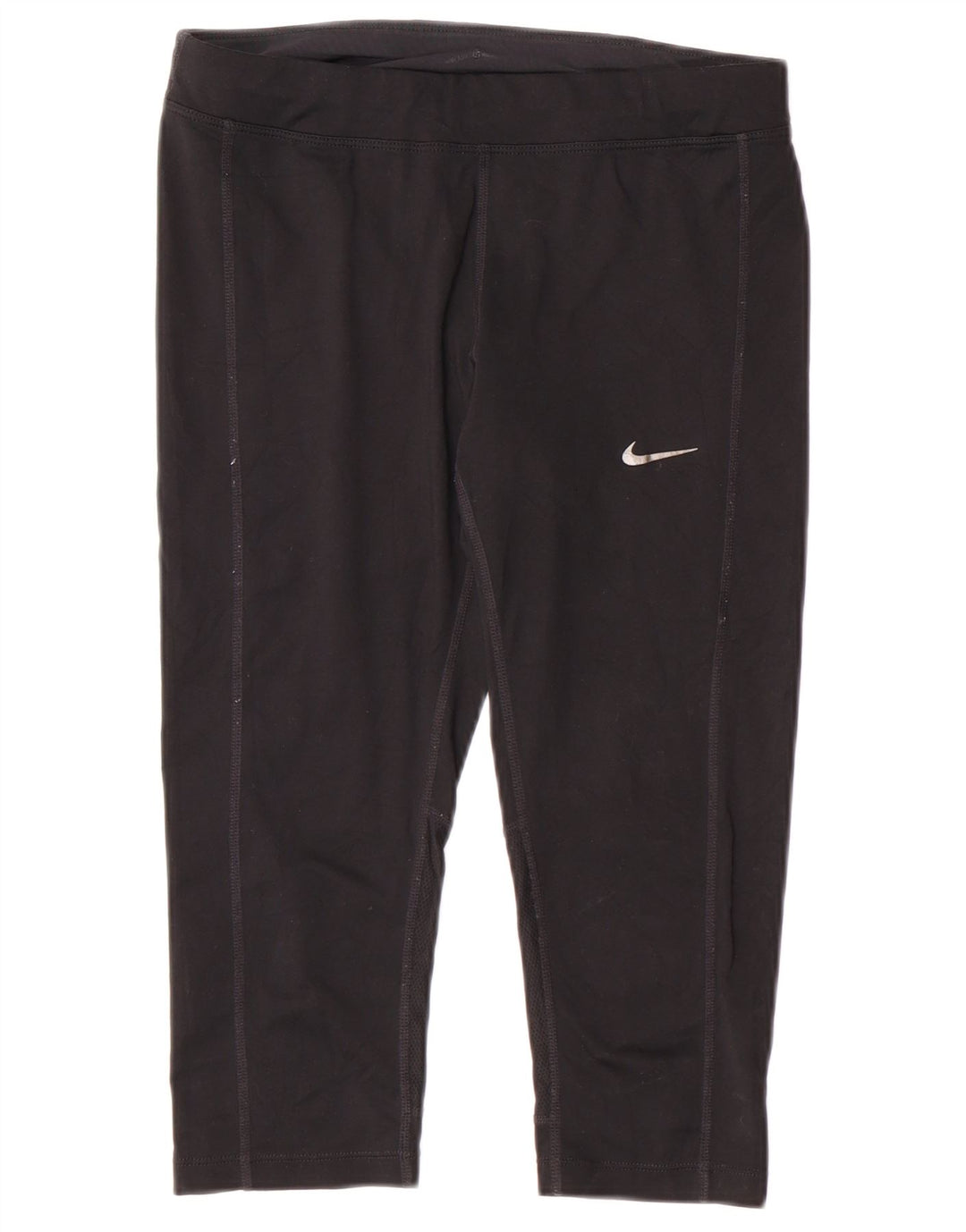 Nike Ženske Dri Fit Capri Leggings UK 10 Male crne poliesterske sportske