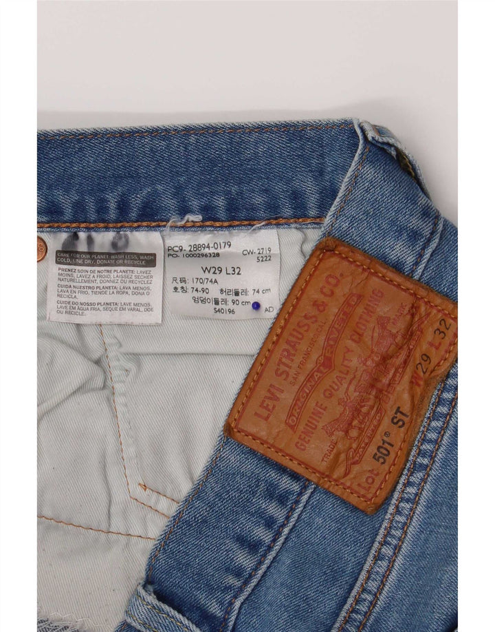 Levi's ženske 501 ravne traperice W29 L32 plave